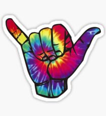 Bright Tie Dye Shaka Sticker