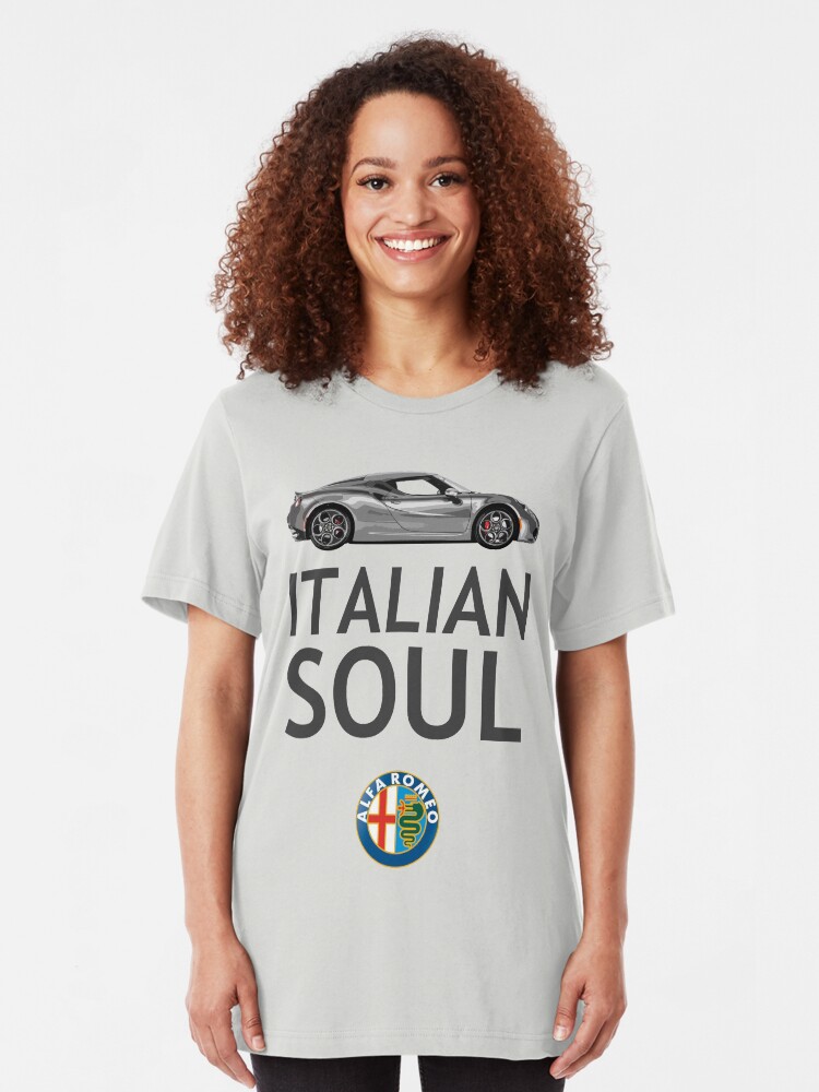 Alternate view of Italian Soul (minus ARoB logo) Slim Fit T-Shirt