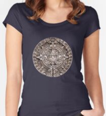 Mayan Calendar Women's Fitted Scoop T-Shirt