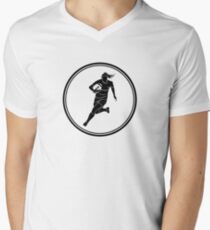 Womens Rugby Men's V-Neck T-Shirt