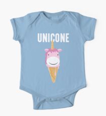 Unicone Unicorn Ice Cream T Shirt One Piece - Short Sleeve