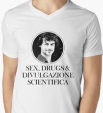 Sex, Drugs & Divulgazione Scientifica Men's V-Neck T-Shirt