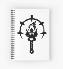 Iron Crowned Torch Spiral Notebook