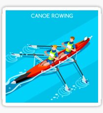 Kanu Rudern 2016 Sommerolympiade Sticker