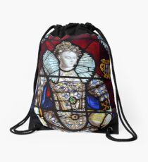 Queen Elizabeth I Stained Glass Drawstring Bag