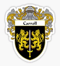 Carroll Coat of Arms/Family Crest Sticker