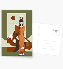 Volpina the Italian Kitsune Postcards