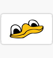 Duck Bill and Eyes Sticker