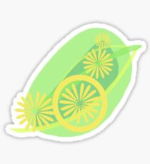 Lemon Zest Subtle Splash Sticker