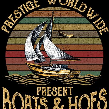 Boats & Hoes 24 Vintage Retro Meme Step Brother' Men's T-Shirt