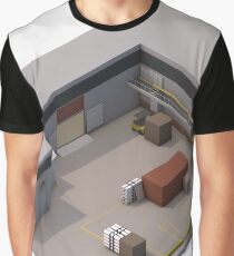 Isometric de_cache Graphic T-Shirt