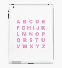 Alphabet iPad Case/Skin