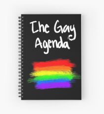 The Gay Agenda Notebook Spiral Notebook