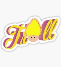 Troll Yellow Sticker