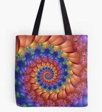 Beautiful Rainbow Spiral Tote Bag