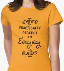praktisch perfekt Tailliertes T-Shirt für Frauen