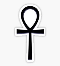 Ankh Cross Sticker