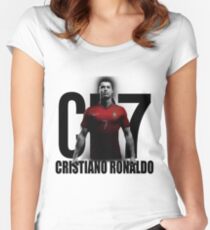 CRISTIANO RONALDO PORTUGAL CR7 Women's Fitted Scoop T-Shirt