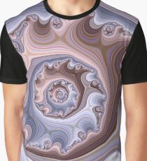 Purple Fractal Graphic T-Shirt