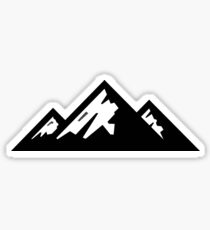 Pegatina Mountain Mountains Skiing Ski Silhouette SNOWBOARD SNOWBOARDING