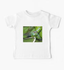 Blue dragonfly with aqua eyes Baby Tee