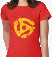 45 RPM Record adapter Tee Women's Fitted T-Shirt