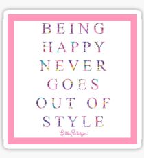 lily pulitzer quote Sticker