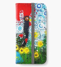 Portugiesischer Hahn 5 iPhone Flip-Case/Hülle/Skin