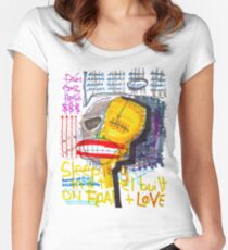 Sleeping in a Hotel Built on Fear & Love Women's Fitted Scoop T-Shirt