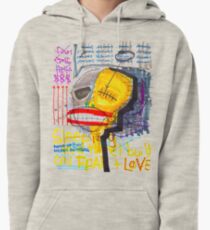 Sleeping in a Hotel Built on Fear & Love Pullover Hoodie