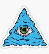Money on the Mind (Blue) Sticker
