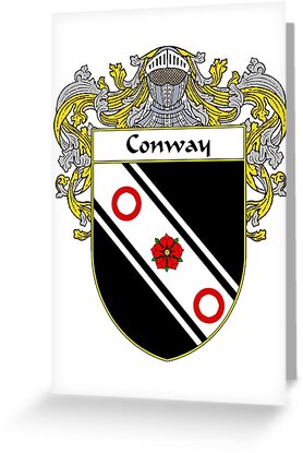 “Conway Coat of Arms/Family Crest” Greeting Card by IrishArms | Redbubble