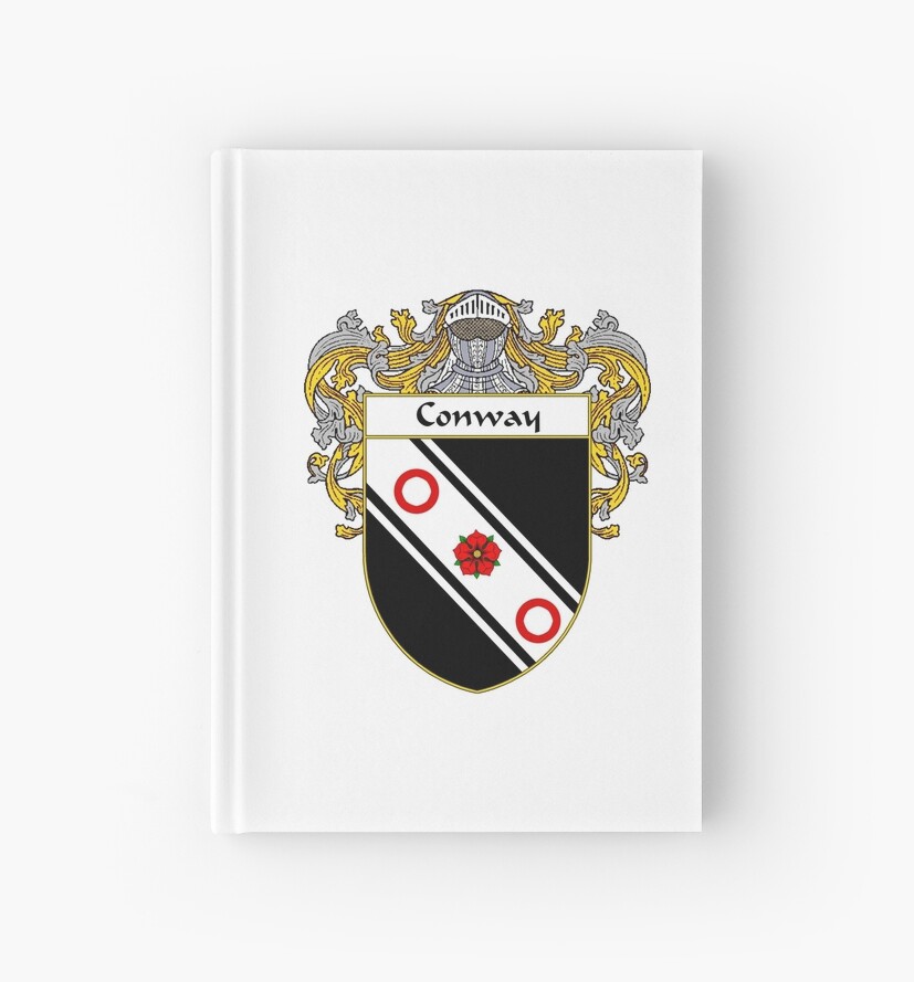 “Conway Coat of Arms/Family Crest” Hardcover Journal by IrishArms