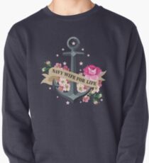 Navy Wife for Life Pullover