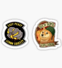 CSGO Bomb Doge & Easy Peasy Sticker