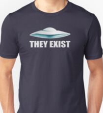 Sie existieren Unisex T-Shirt