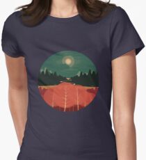 Midday Mountains Women's Fitted T-Shirt