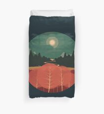 Midday Mountains Duvet Cover