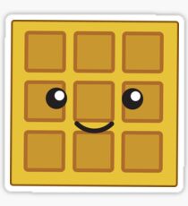 Nette quadratische Waffel Sticker