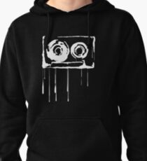 Splatter Cassette (white) Pullover Hoodie