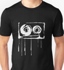 Splatter Cassette (white) Unisex T-Shirt