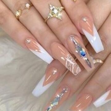 Nice diamonds nails. | Poster