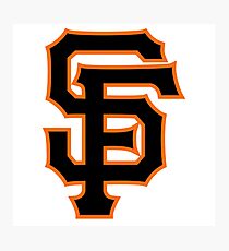 San Francisco Giants logo Photographic Print