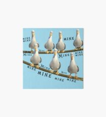 Mine! Seagulls from Finding Nemo Art Board