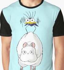 Spirited Away Mouse and Fly Graphic T-Shirt