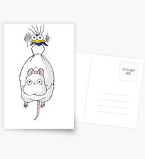 Spirited Away Mouse and Fly Postcards