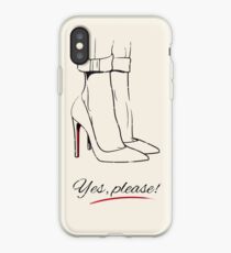 "Yes, please!" high heels iPhone Case