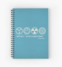Back to the Future Symbolism Spiral Notebook