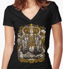 IBERIAN HECATE Women's Fitted V-Neck T-Shirt