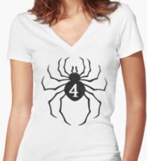 Hisoka Genei Ryodan tattoo spider Women's Fitted V-Neck T-Shirt